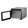 6-Tray Food Dehydrator 550-650W — Stainless Steel Racks 48H Timer Back Heating | KYS-365 Series
