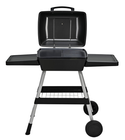 Portable Outdoor Electric BBQ Grill with 2 Wheels | 100-200℃ Adjustable Temperature | KYS-390E