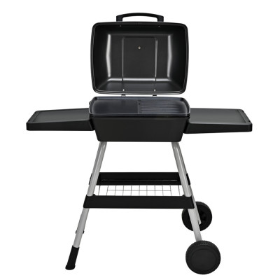Portable Outdoor Electric BBQ Grill with 2 Wheels | 100-200℃ Adjustable Temperature | KYS-390E