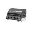 4-Burner built-in Gas BBQ Grill — Full Cast Aluminum Chamber | KYQ-A480R-M-BG
