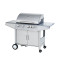4 Burner Gas BBQ Grill 12.6kW — Outdoor Grilling with Side Burner & 4 Wheels | KYQ-L24ST