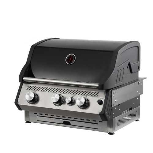 3-Burner built-in Gas BBQ Grill — Preminum built in GAS BBQ | Double-wall lid in enamel | KYQ-193RM