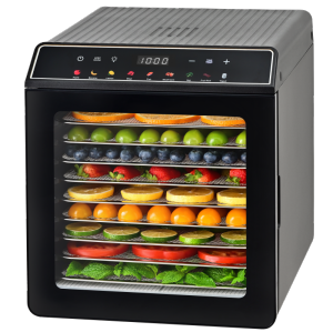 10-Tray Home Food Dehydrator 600-700W — BPA-Free Stainless Steel Electric Dryer 48H Timer | KYS-315 Series