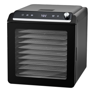 10-Tray Food Dehydrator with Stainless Steel Racks | 48H Timer & Adjustable Temp | Large Capacity Fruit Jerky Dryer (KYS-315 Series)