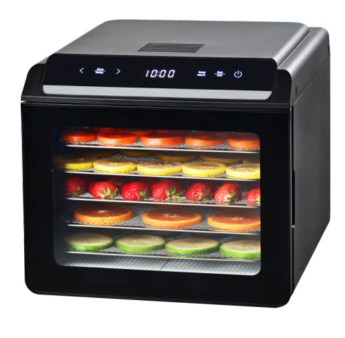 6-Tray Healthy Snack Maker — Electric Food Dehydrator with Stainless Steel Racks | KYS-365 Series