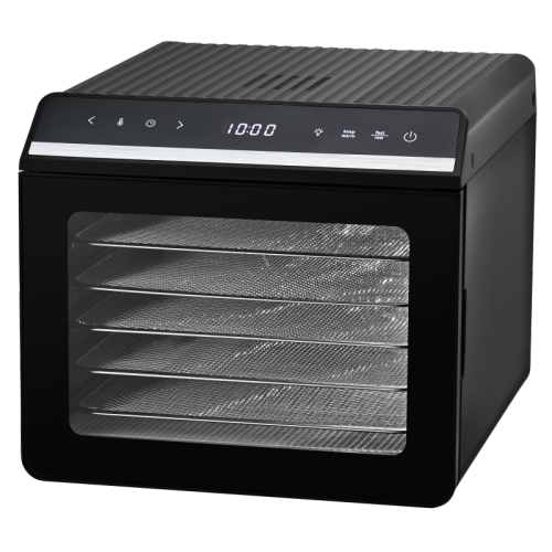 6-Tray Food Dehydrator 550-650W — Stainless Steel Racks 48H Timer Back Heating | KYS-365 Series