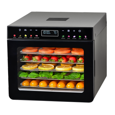 6-Layer Digital Food Dehydrator 550-650W — Precise Temp Control Stainless Steel | KYS-365 Series