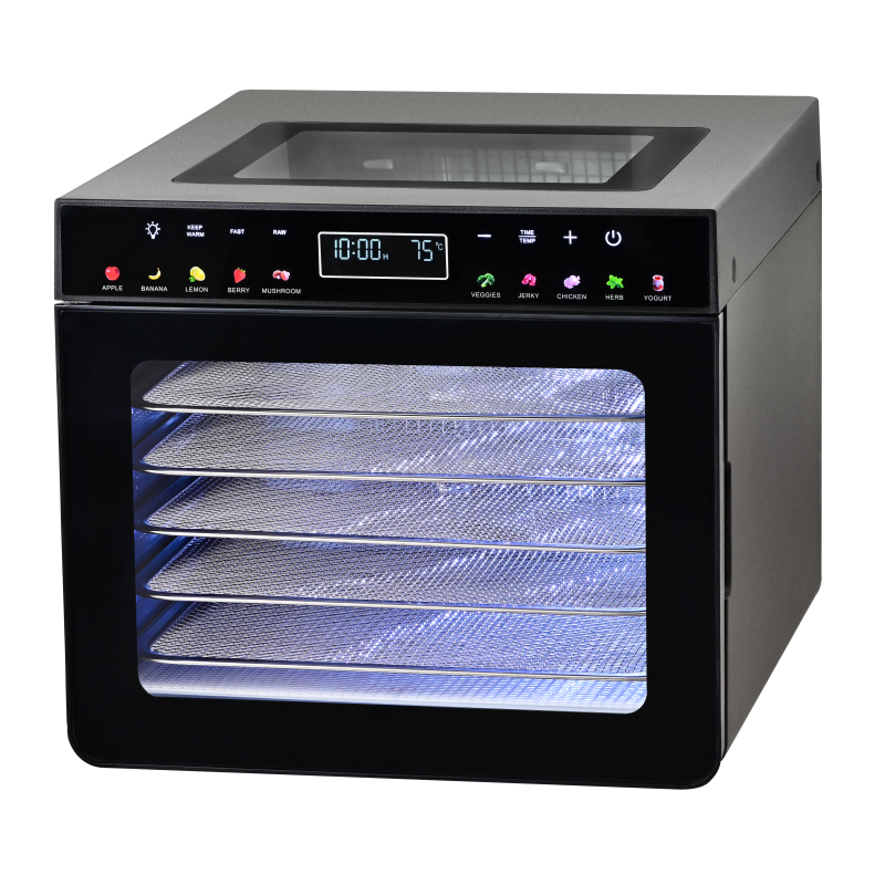 Food dehydrator with Inner light