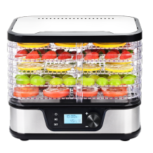 5-Tray Home Food Dehydrator 600-700W — Digital Compact Food Dryer 48H Timer Bottom Heating | KYS-322 Series