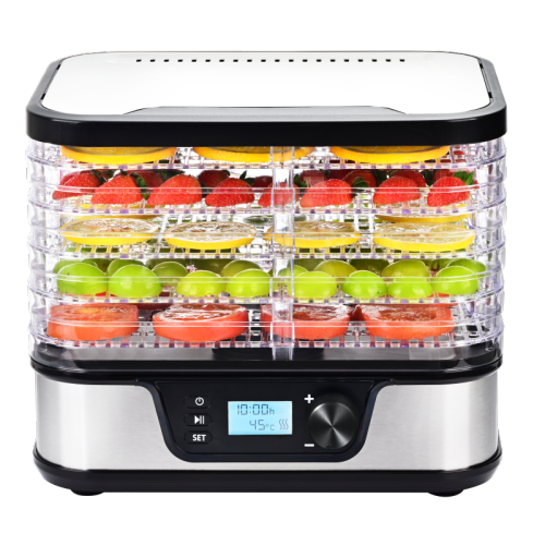 5-Tray Home Food Dehydrator 600-700W — Digital Compact Food Dryer 48H Timer Bottom Heating | KYS-322 Series