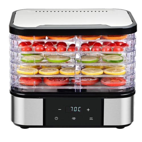 5-Tray Home Food Dehydrator 600-700W — Digital Compact Food Dryer 48H Timer Bottom Heating | KYS-322 Series