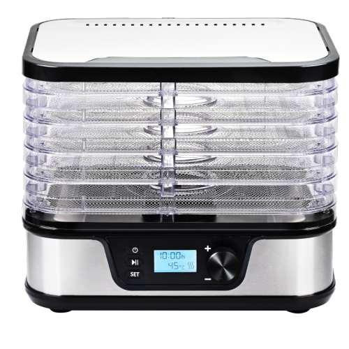 5-Tray Home Food Dehydrator 600-700W — Digital Compact Food Dryer 48H Timer Bottom Heating | KYS-322 Series