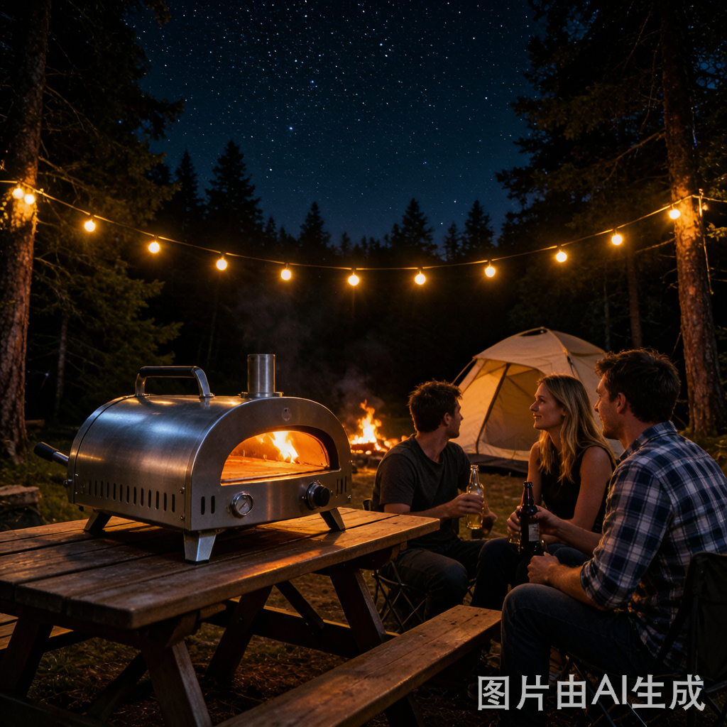 Stainless steel gas pizza oven durable construction