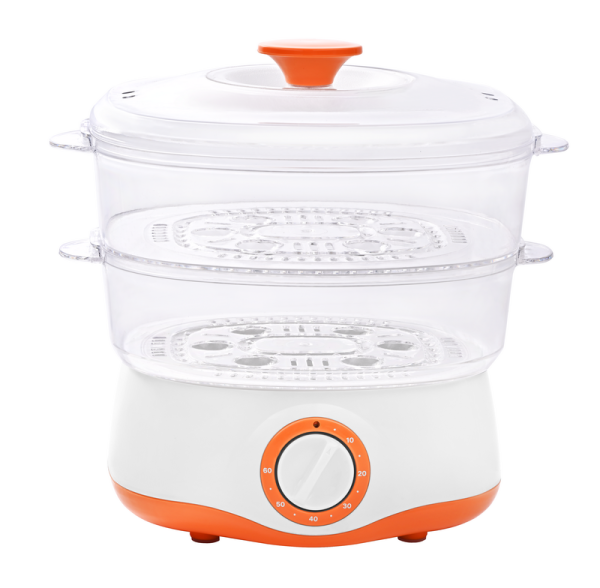 2-Tier Mini Electric Steamer 4L | Compact Food Steamer with Timer & Auto Shut-Off | KYS-302