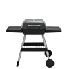 Portable Outdoor Electric BBQ Grill with 2 Wheels | 100-200℃ Adjustable Temperature | KYS-390E