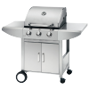 3 Burner Gas BBQ Grill 9.45kW — Black Firebox, Outdoor Backyard Cooking | KYQ-LP23