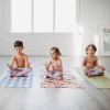 Suede Natural Rubber Yoga Mat for Children