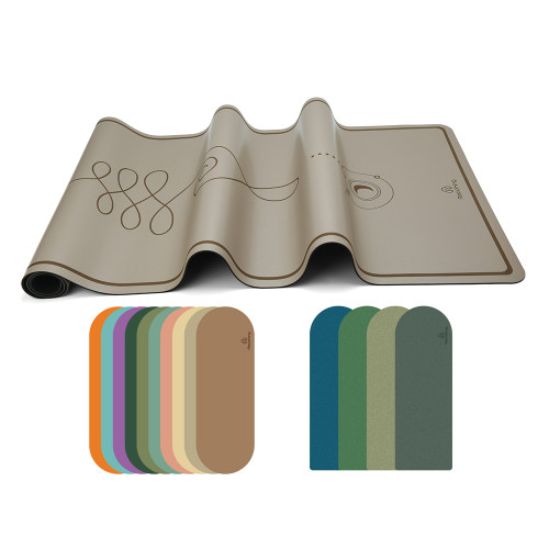 Custom Logo PU Natural Rubber Yoga Mat Wholesale Supplier