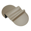 Eco-Friendly Laser Aligned Oval PU Rubber Gloss Surface Yoga Mat Factory