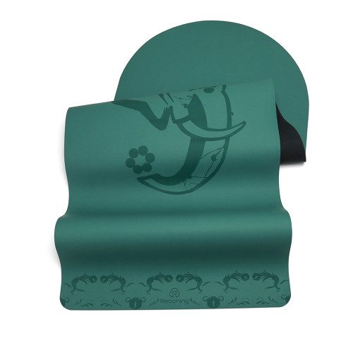 Premium Non-Slip Oval Polyurethane PU Rubber Yoga Mat Fitness Mat Supplier