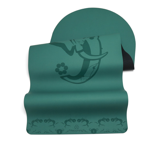 Premium Non-Slip Oval Polyurethane PU Rubber Yoga Mat Fitness Mat Supplier