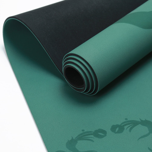 Premium Non-Slip Oval Polyurethane PU Rubber Yoga Mat Fitness Mat Supplier