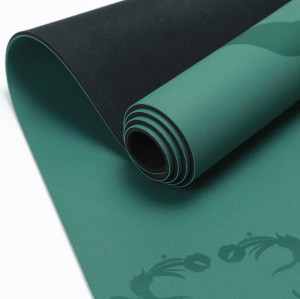 Premium Non-Slip Oval Polyurethane PU Rubber Yoga Mat Fitness Mat Supplier