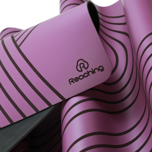 Biodegradable PU Rubber Yoga Mat with Laser Engraving