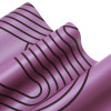 Biodegradable PU Rubber Yoga Mat with Laser Engraving