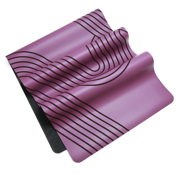 Biodegradable PU Rubber Yoga Mat with Laser Engraving