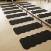 Bulk Custom Printed Luxury PU Leather Wave Shaped Yoga Mat