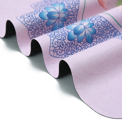 Custom Printed Microfiber Suede Pilates Reformer Mat Wholesale