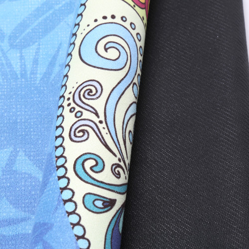 Premium Private Label Thick Suede Rubber Pilates Mat for Spine Protection