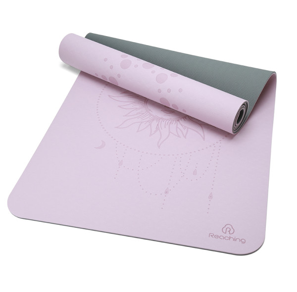 Custom Embossed Logo TPE Yoga Mat Manufacturer China