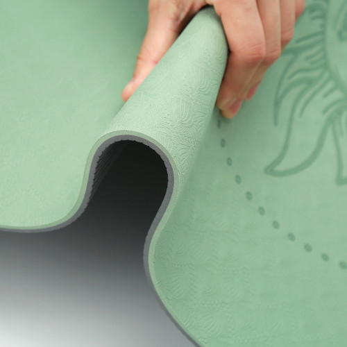 Premium 6mm Thick Lightweight TPE Fitness Mat Wholesale