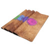 Wholesale Foldable Travel Suede Yoga Mat Thin Rubber Base Bulk