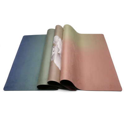 High-Definition Print Microfiber Rubber Yoga Mat Supplier
