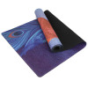 Wholesale Colorful Printed Suede Rubber Fitness Mat