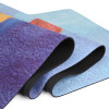 Wholesale Colorful Printed Suede Rubber Fitness Mat