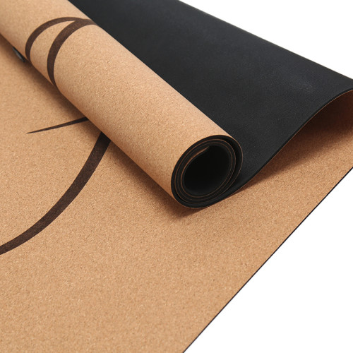 Wholesale Sustainable Anti-Microbial Cork Rubber Yoga Mat