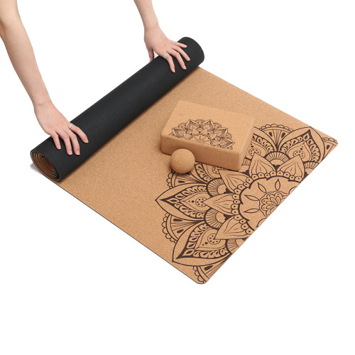 Private Label Biodegradable Cork Yoga Mat Factory Price