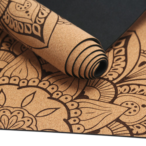 Private Label Biodegradable Cork Yoga Mat Factory Price