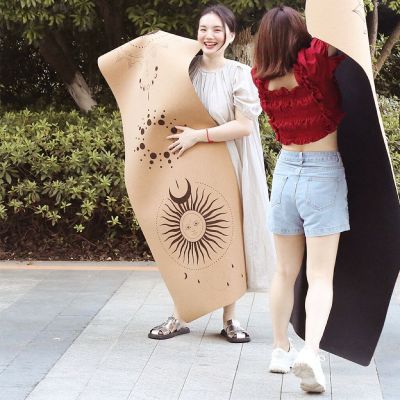 Non-Slip Sweat-Resistant Cork Rubber Pilates Mat OEM