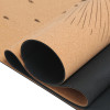 Non-Slip Sweat-Resistant Cork Rubber Pilates Mat OEM
