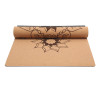 Custom Laser Engraved Organic Cork Exercise Mat