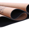 Premium 100% Organic Cork Natural Rubber Fitness Mat