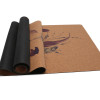 Premium 100% Organic Cork Natural Rubber Fitness Mat
