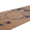 Premium 100% Organic Cork Natural Rubber Fitness Mat