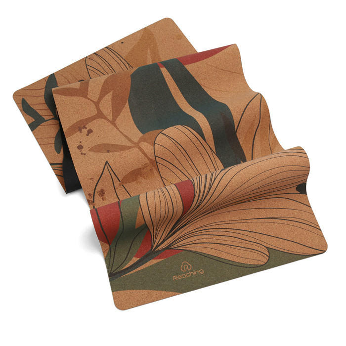 Bulk Odorless Eco-Luxury Cork Yoga Mat for Branding