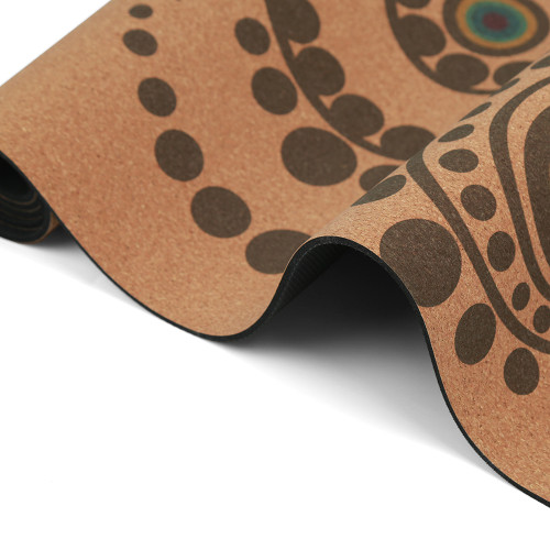 Heavy Duty Non-Slip Natural Cork Yoga Mat Wholesale